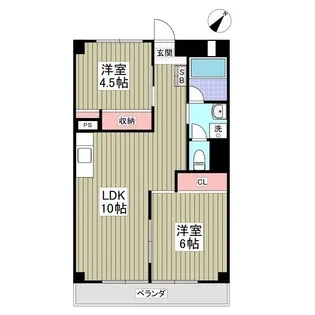 リブレス東浦和 旧東浦和ハイツ【2階】の間取り