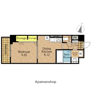 OLIVE UN ARBRE TOKIWA【7階】の間取り