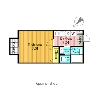 ステラ浦和本太【101号室】の間取り