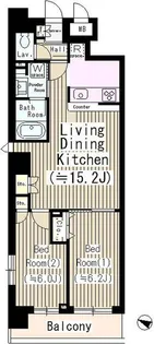 グランパークときわ【5階】の間取り