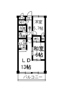 サンプレミール浦和【2階】の間取り
