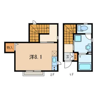 メゾン武藤【102号室号室】の間取り