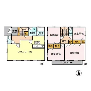 埼玉県さいたま市緑区大字三室【一戸建】の間取り