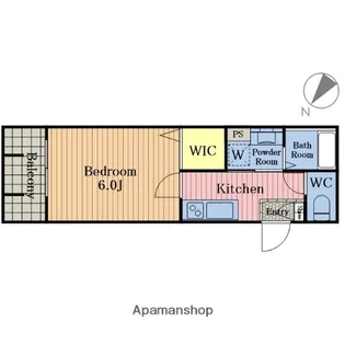 BRILLIANT南浦和【3階】の間取り