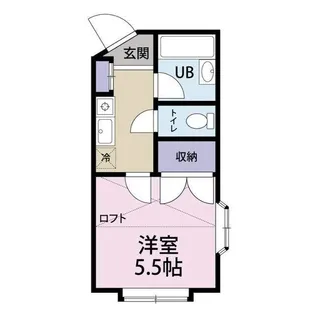 プルミエK【205号室号室】の間取り