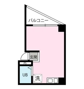 KSビル南浦和【6B号室号室】の間取り