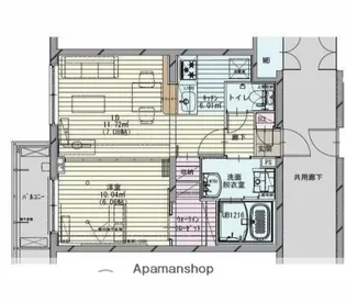 ヴィラ デ ジョワ 浦和白幡【1階】の間取り