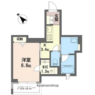メゾン ド ソレイユ【1階】の間取り