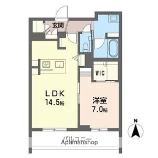 グランパーチェ【205号室】の間取り