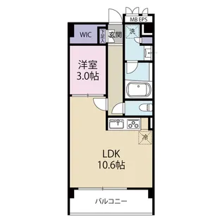 PARKSIDE HILL【204号室号室】の間取り