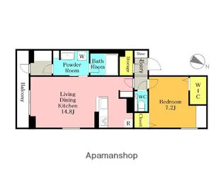 ニュートーム67【3階】の間取り