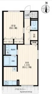 FONTAINE【1階】の間取り