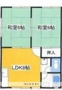 グリーンハイツ【102号室】の間取り