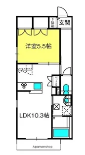 COMFORTMAISON浦和元町【1階】の間取り