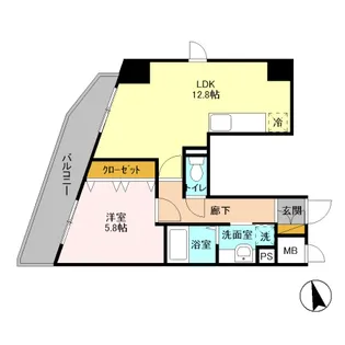 オークスURAWA【5階】の間取り