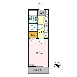 グリーンパーク【1階】の間取り