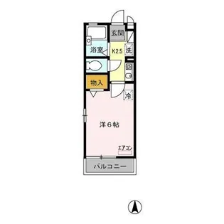 パークサイドMOGI【2階】の間取り