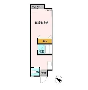 メゾン大牧【1階】の間取り