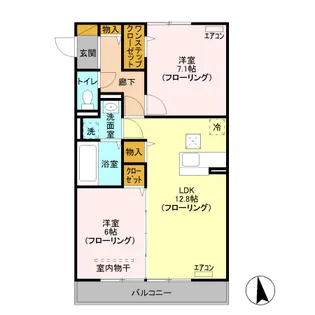 CANDY WOOD【1階】の間取り