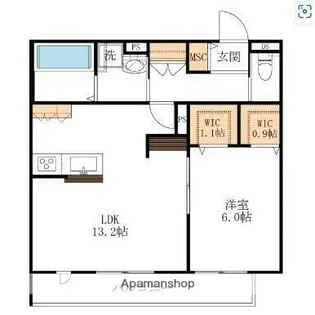 埼玉県さいたま市緑区大字大間木【マンション】の間取り