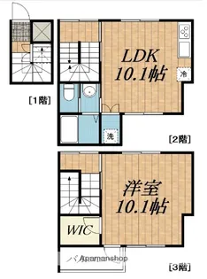 F.PARK RESIDENCEⅢ【202号室】の間取り