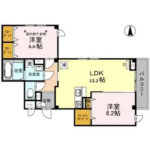 メゾン ド 常盤【3階】の間取り