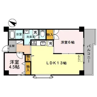 アベニールクニヤ【3階】の間取り