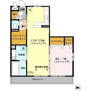 ロイヤルヒルズ武蔵浦和 A【3階】の間取り