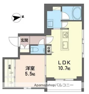 埼玉県さいたま市浦和区仲町3丁目【マンション】の間取り