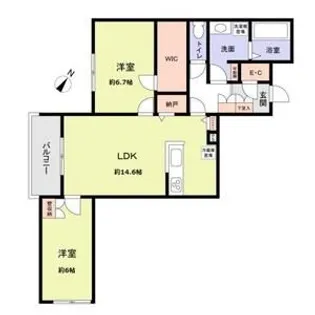 RICOTT URAWA【1階】の間取り