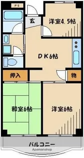 埼玉県さいたま市浦和区前地3丁目【マンション】の間取り