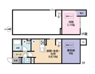 埼玉県さいたま市浦和区神明1丁目【マンション】の間取り