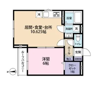 埼玉県さいたま市浦和区神明1丁目【マンション】の間取り