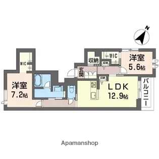 KAHUNA LEA Ⅱ【2階】の間取り