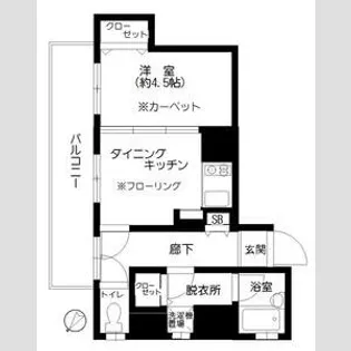 ライオンズマンション浦和第6【4階】の間取り