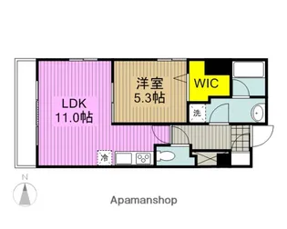 ピニエール浦和岸町【801号室】の間取り
