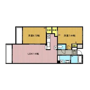 ロイヤルヒルズ浦和【3階】の間取り