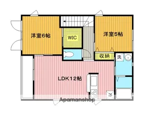 ソレイユC棟【203号室】の間取り