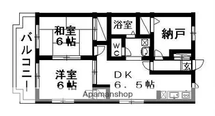グリーンハイツ6【405号室】の間取り