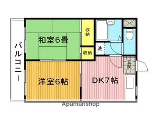 本太イブキマンション【403号室】の間取り