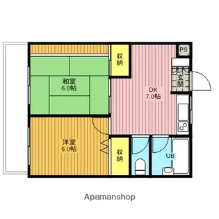 柴田ハイツB【302号室】の間取り