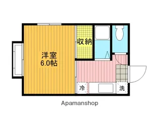 ドミール太田窪【205号室】の間取り