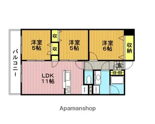 スターフィールド浦和常盤【10階】の間取り