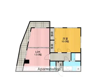 ヴィラ鹿島台【2階】の間取り