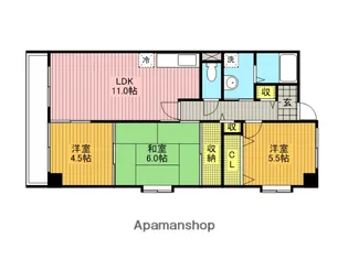 プリムヴェール【9階】の間取り