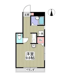 アムールチュラⅢ【101号室】の間取り