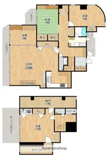 フローレンスパーク【8階】の間取り