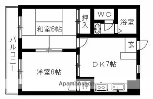 エムアールハイツ【2階】の間取り