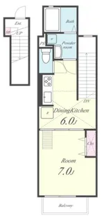 グランシャリオN【2階】の間取り