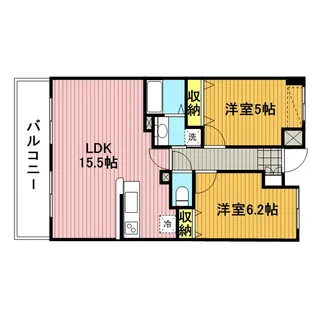 エトワール【5階】の間取り